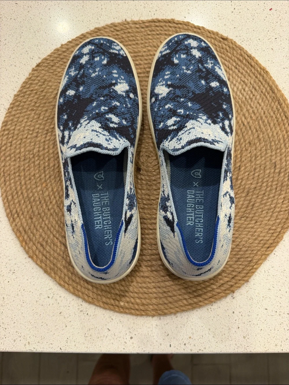 Rothy's x The Butcher's Daughter Shibori Sneakers Size LIMITED EDITION